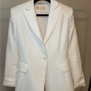 Altar'd State Classic White Blazer